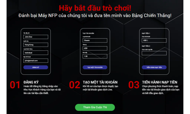 Tham gia dự đoán NFP cùng Tickmill nhận quà khủng 8 Đăng ký tài khoản sàn Tickmill