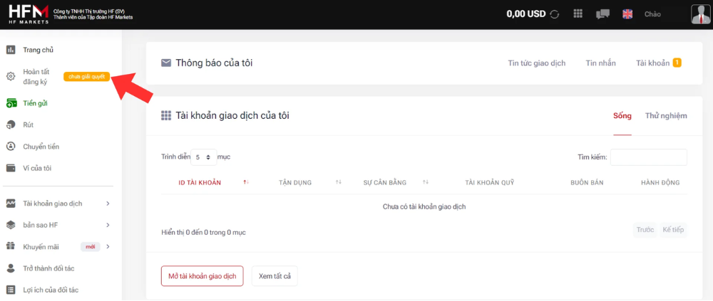 Hướng dẫn chi tiết cách mở tài khoản sàn HFM mới nhất năm 2025 9 Hoàn tất đăng ký
