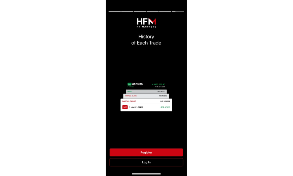 Hướng dẫn chi tiết cách mở tài khoản sàn HFM mới nhất năm 2025 13 Truy cập vào ứng dụng