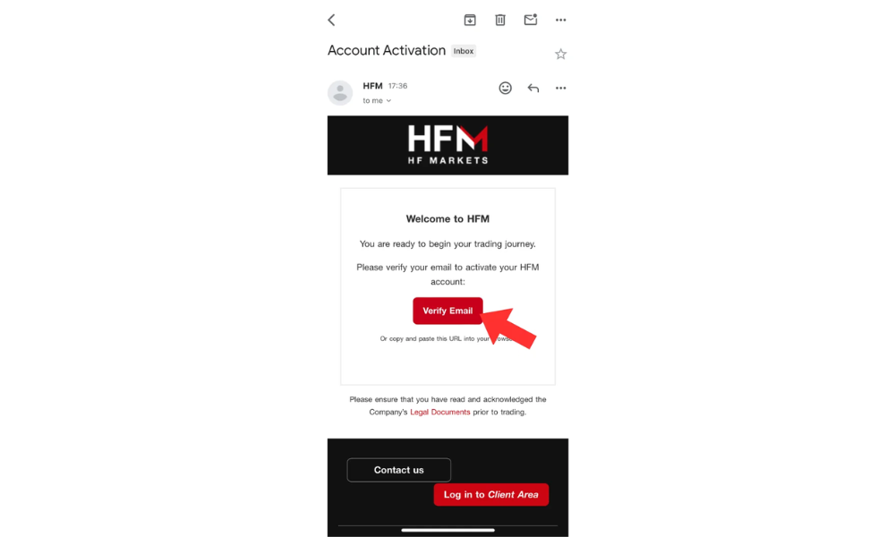 Hướng dẫn chi tiết cách mở tài khoản sàn HFM mới nhất năm 2025 15 Xác thực trên điện thoại