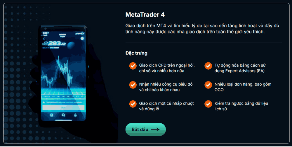 Sàn Trade Nation có uy tín không? Đánh giá chi tiết sàn Trade Nation 4 Nền tảng MT4
