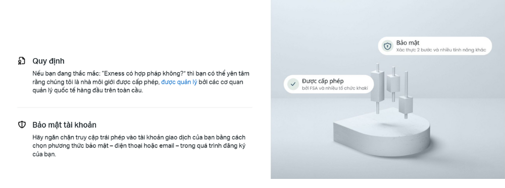 Các tính năng và biện pháp khuyến khích bảo mật hiện có sàn Exness 2 bảo mật sàn exness