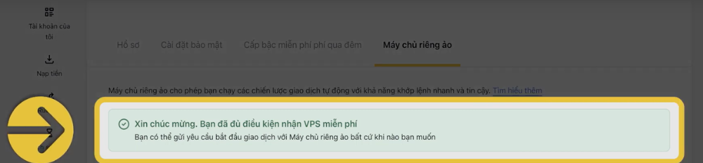 Hướng dẫn chi tiết cách đăng ký VPS Exness mới nhất năm 2025 5 Điều kiện sử dụng VPS Exness