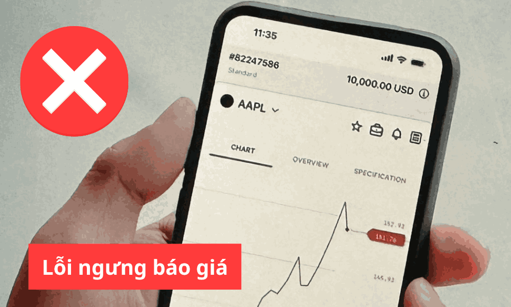 Hướng dẫn cách khắc phục lỗi Ngưng báo giá trên sàn Exness 2 lỗi ngưng báo giá exness