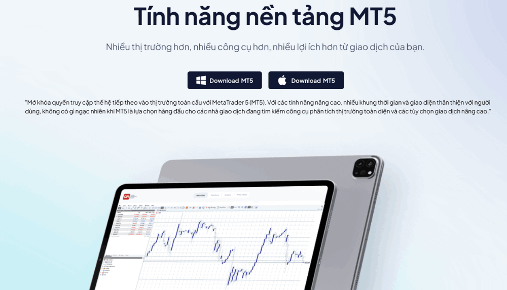 Sàn CFI Group có uy tín không? Đánh giá chi tiết sàn CFI Group 2025 5 nền tảng mt5
