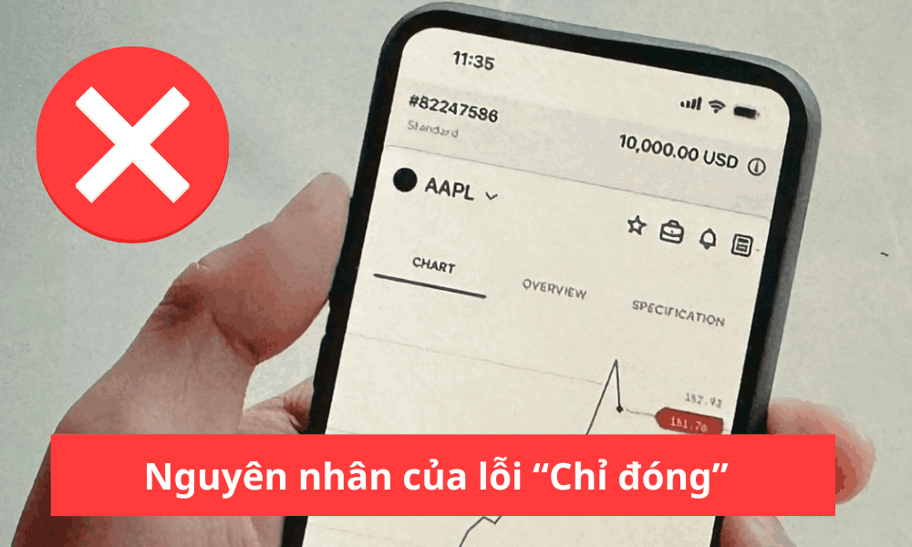 Hướng dẫn cách khắc phục lỗi Chỉ đóng trên sàn giao dịch Exness 2 nguyên nhân lỗi chỉ đóng exness