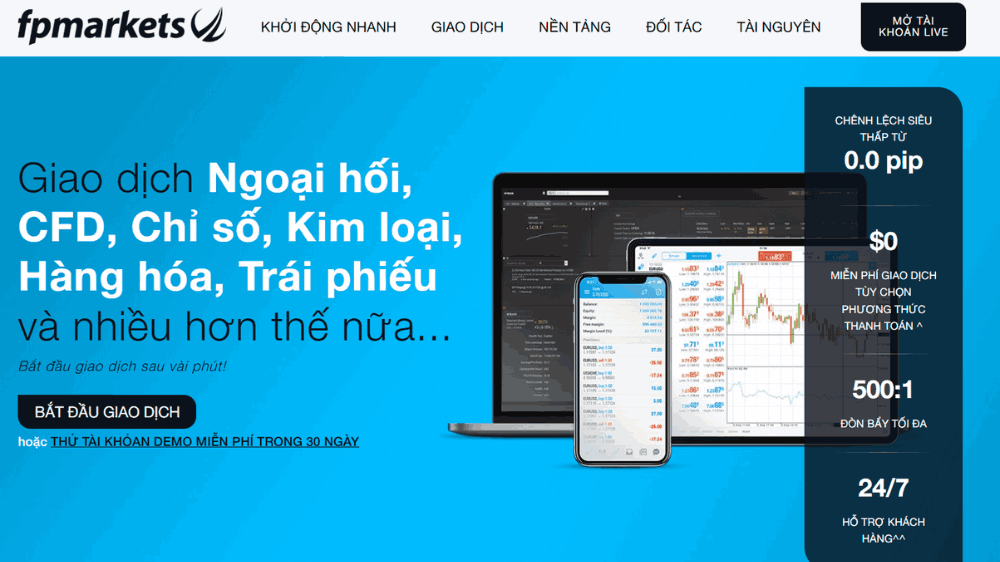 Sàn FP Markets có lừa đảo không? Đánh giá sàn FP Markets năm 2025 2 sàn fp markets là gì