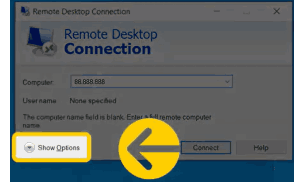 Hướng dẫn chi tiết cách kết nối với VPS Exness mới nhất 2025 5 Show Options