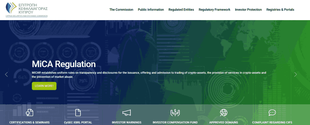 Giấy phép CySEC là gì? TOP 3 sàn Forex được cấp giấy phép CySEC 2 Website CySEC