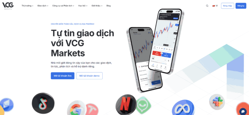 Sàn VCG Markets có lừa đảo không? Đánh giá sàn VCG Markets năm 2025
