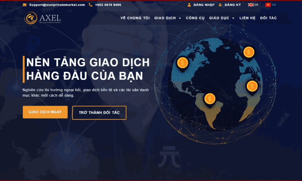 Sàn Axel có lừa đảo không? Đánh giá chi tiết sàn Axel năm 2025 2 Sàn Axel là gì?