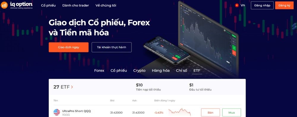 Sàn IQ Option có uy tín không? Đánh giá sàn IQ Option năm 2025 2 Website sàn IQ Option