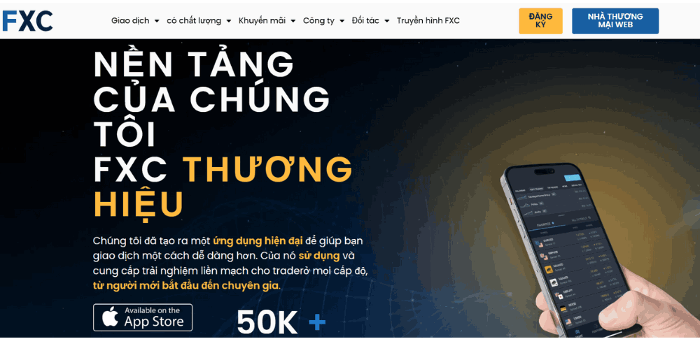 nền tảng giao dịch sàn fxcentrum