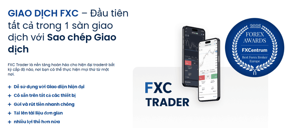 sản phẩm giao dịch sàn fxcentrum