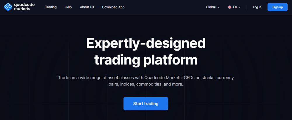 tổng quan sàn Quacode Markets