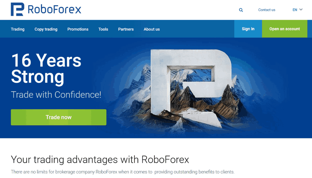 tổng quan sàn RoboForex
