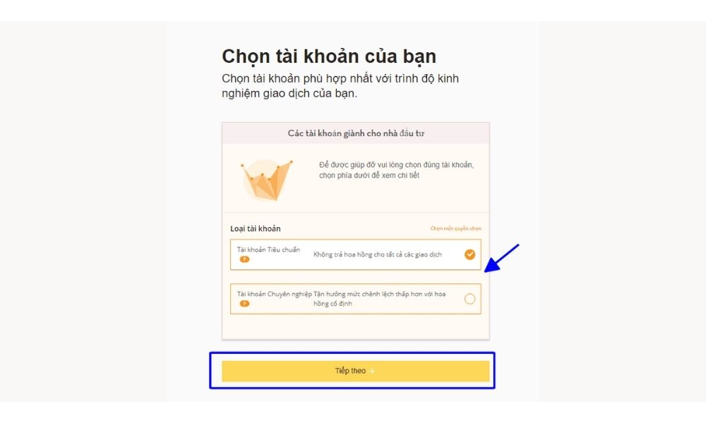 Hướng dẫn chi tiết cách mở tài khoản sàn Axi cho người mới 4 Lựa chọn loại tài khoản phù hợp