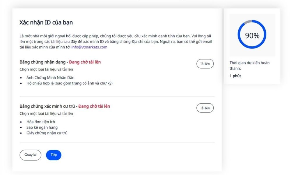 Xác minh danh tính (KYC)