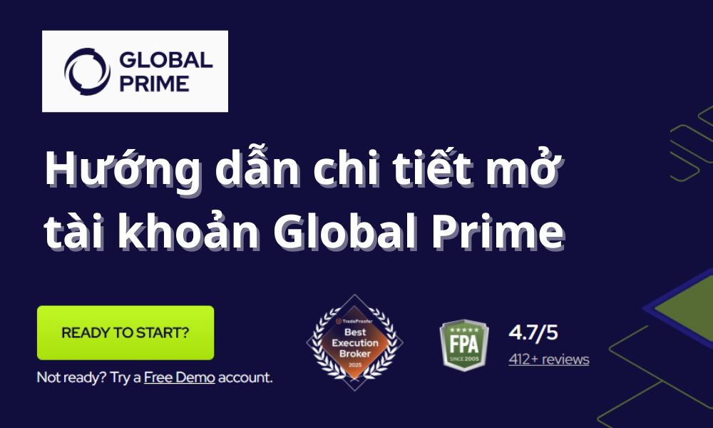 hướng dẫn mở tài khoản sàn global prime
