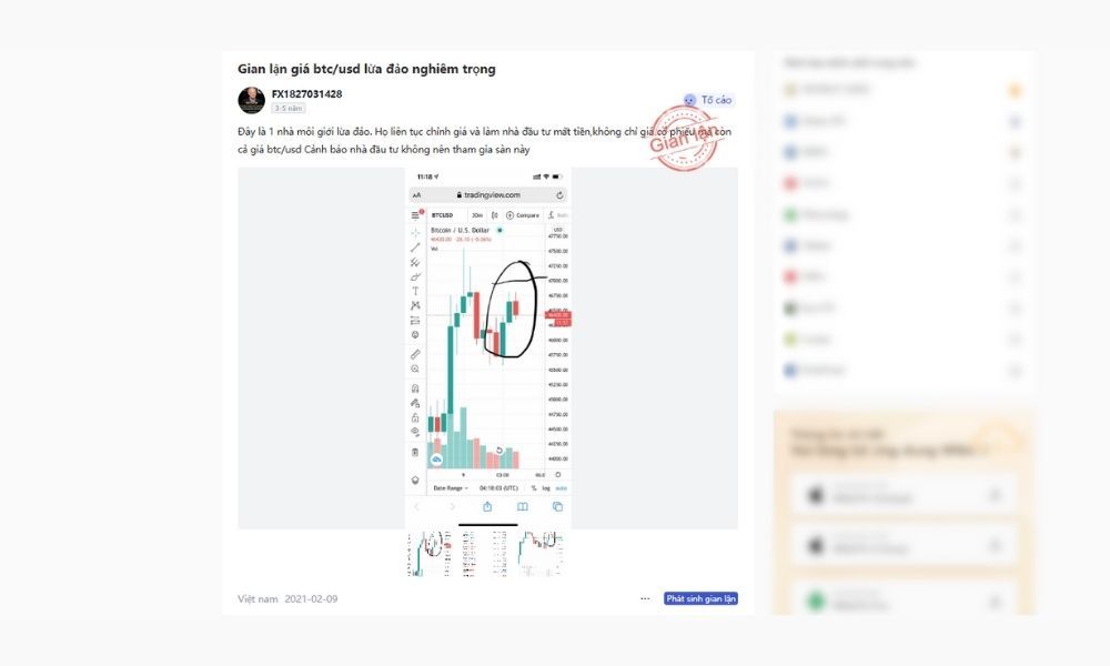 Sàn GICC FX bj tố lừa đảo