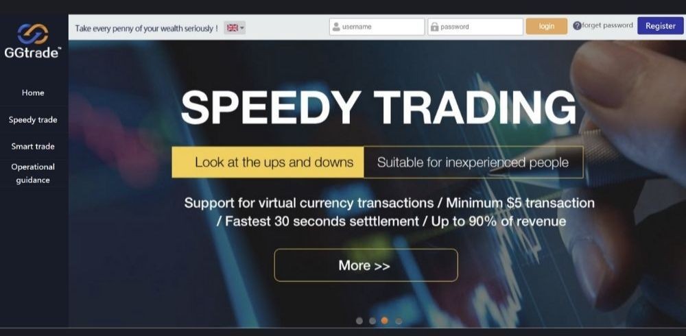 Website sàn GGTrade