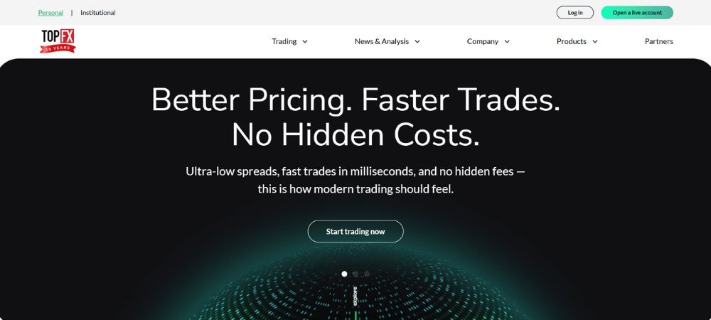 Website sàn TopFX