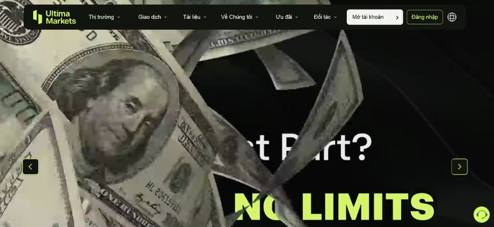 Website sàn Ultima Markets