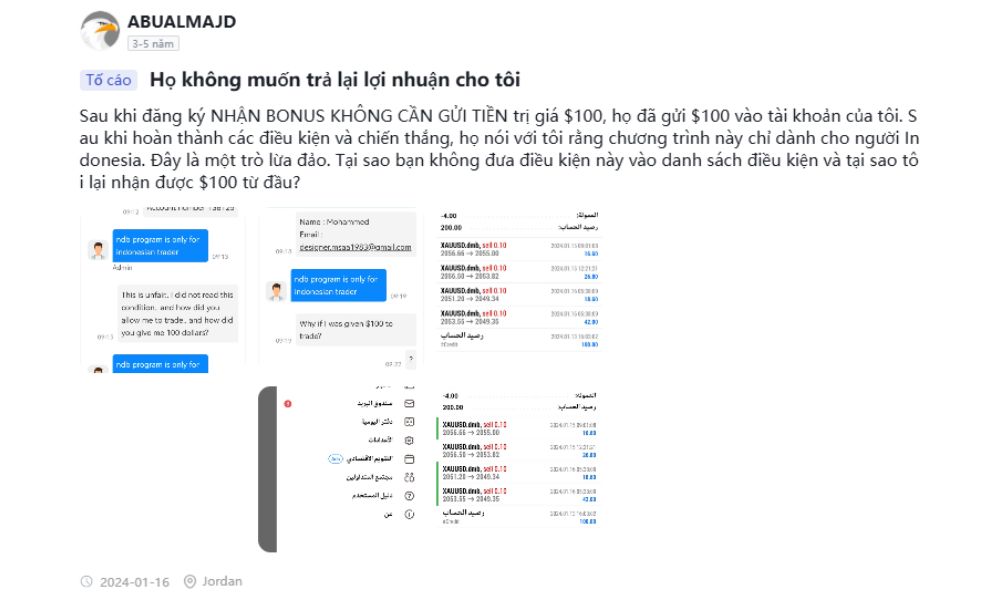 Chiêu trò lừa đảo của sàn