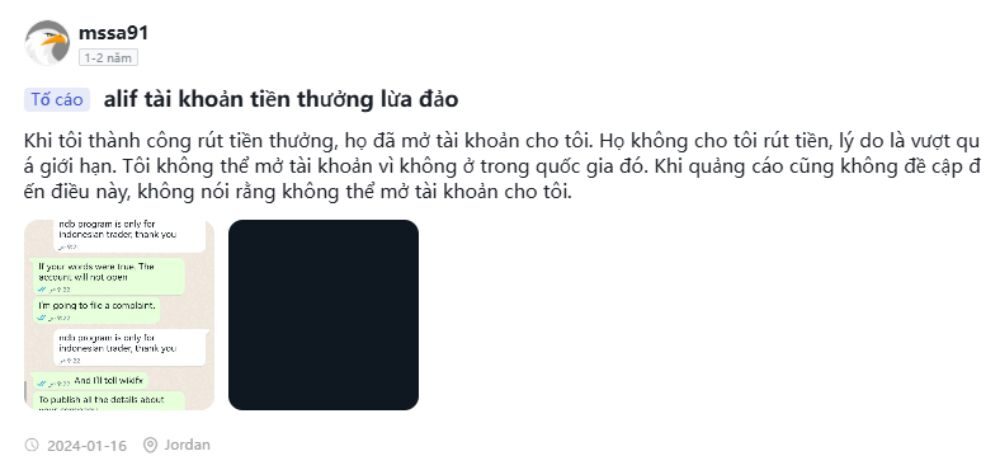 Sàn không cho nhà đầu tư rút tiền