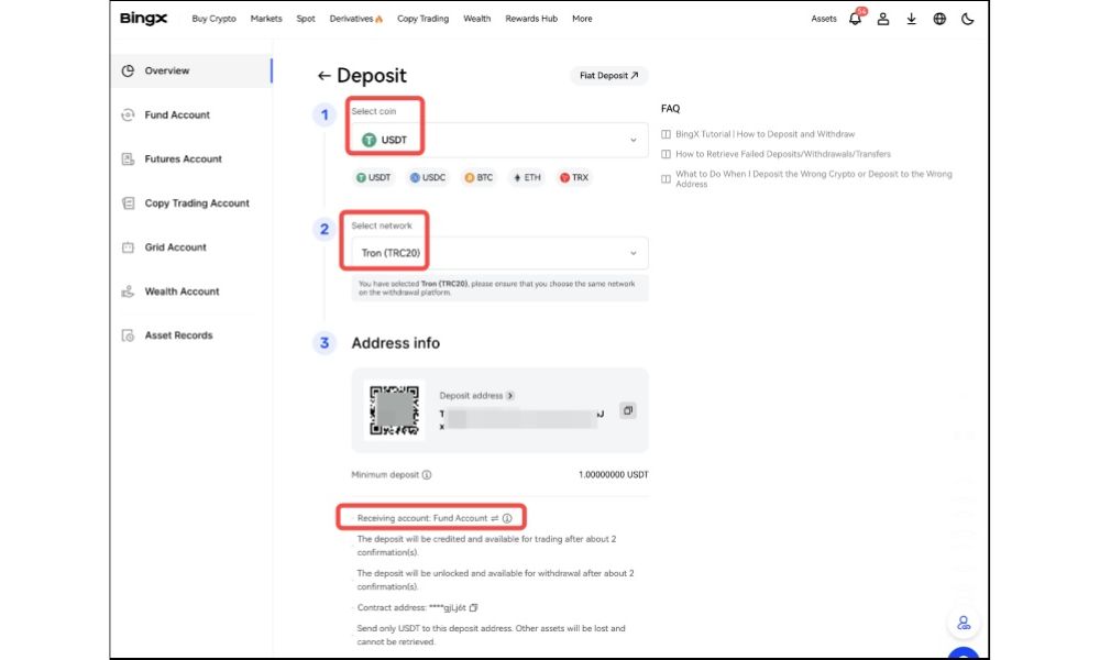 Chọn các mục cần thiết