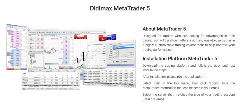 nền tảng giao dịch sàn didimax