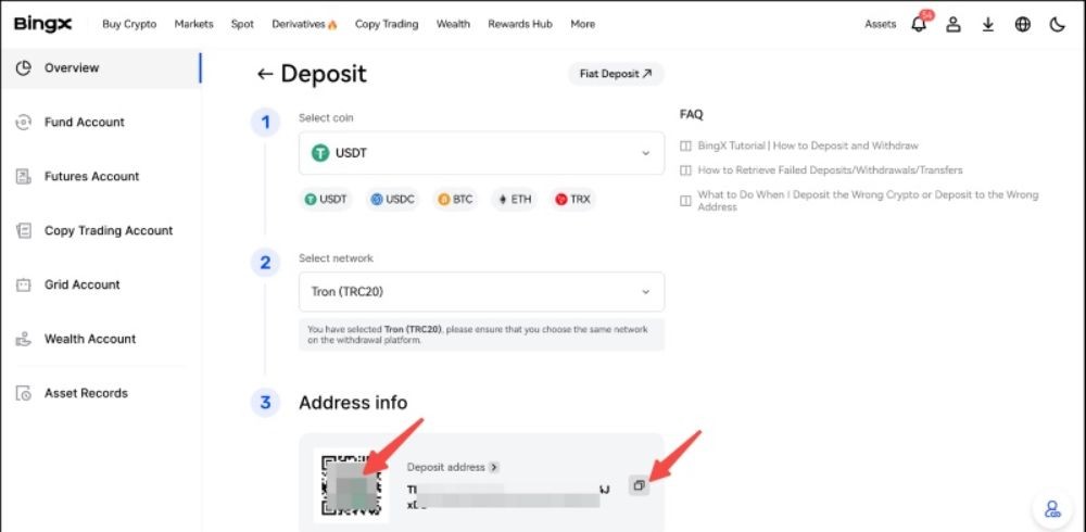 Thực hiện chuyển tiền