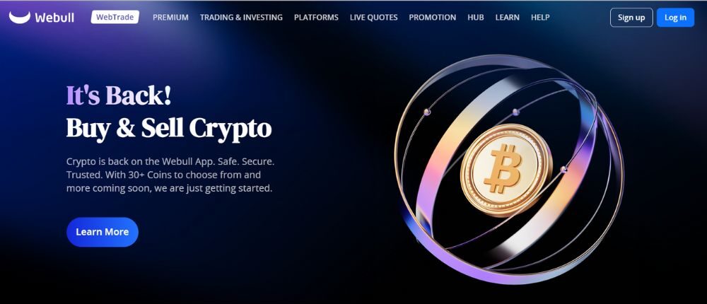 tổng quan sàn webull