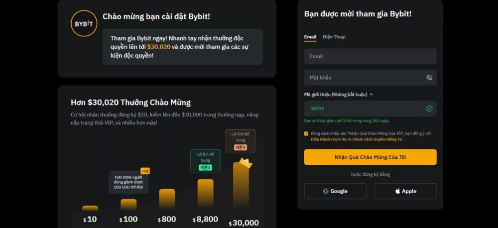 Đăng ký tài khoản Bybit