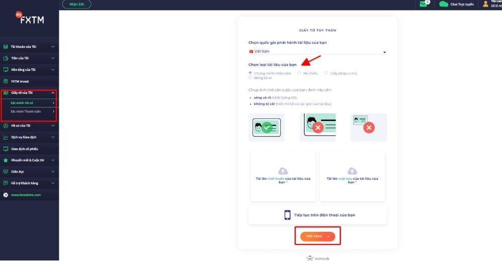 xác minh danh tính