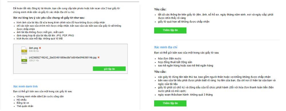 Xác minh số điện thoại bằng mã OTP