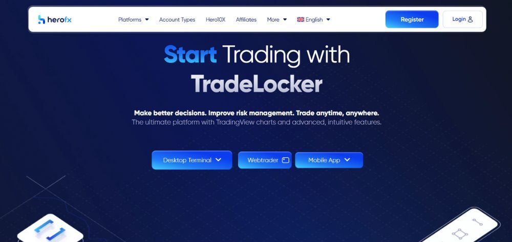 Sàn Hero FX có lừa đảo không? Đánh giá chi tiết sàn Hero FX 3 giới thiệu nền tảng traderlock