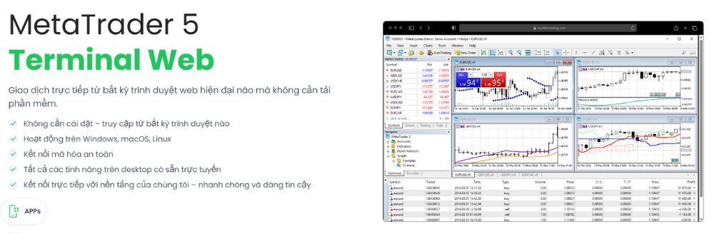 nền tảng mt5 tại sàn db investing