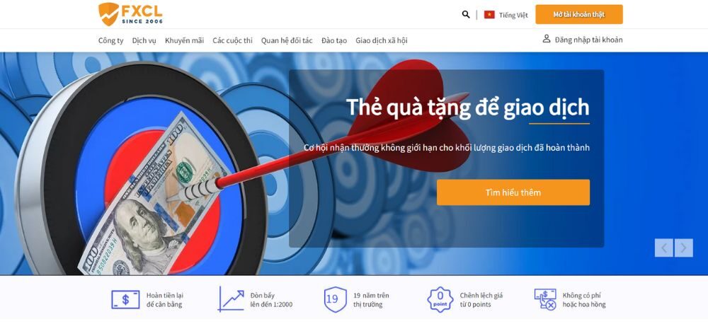 tổng quan về sàn fxcl