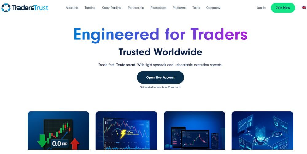 tổng quan về sàn traders trust