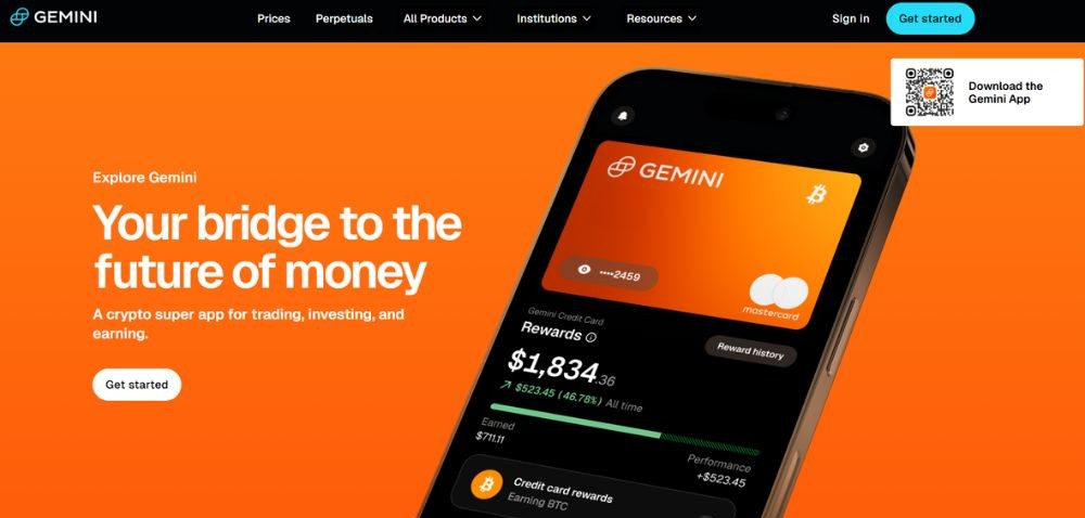 Website sàn Gemini