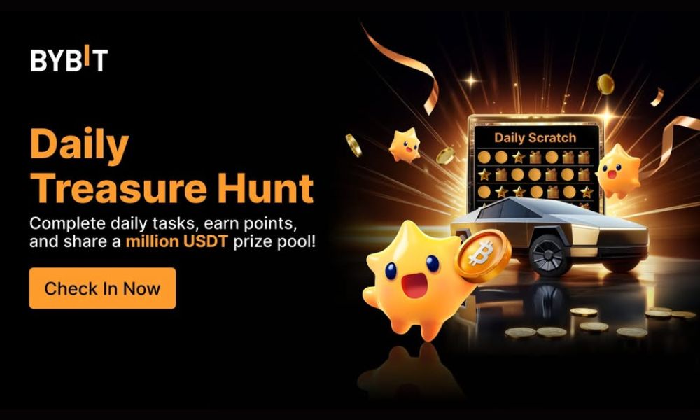 Hướng dẫn tham gia Bybit Daily Treasure Hunt 2025: Săn quà mỗi ngày