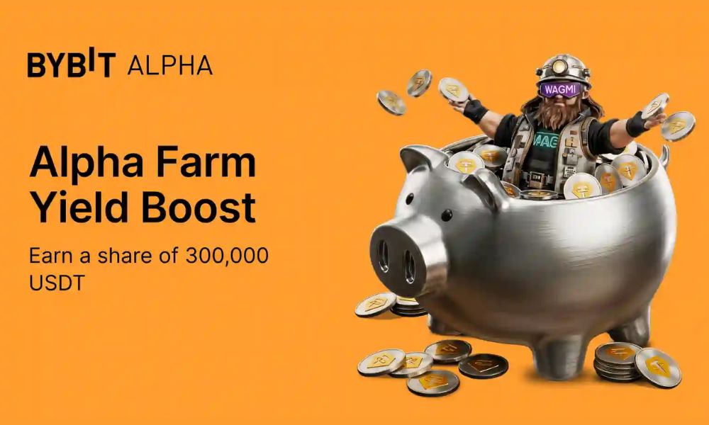 Săn thưởng 300.000 USDT cùng Bybit Alpha Farm Yield Boost