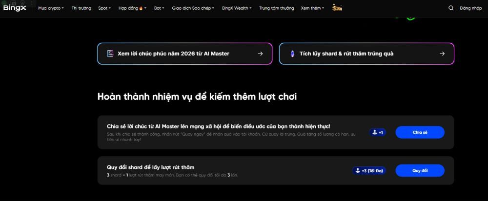 Các bước tham gia Sự kiện quay Shard trúng tới 1 ETH
