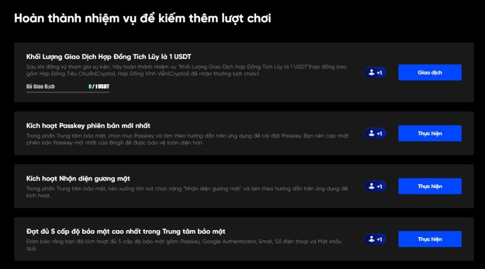 Hướng dẫn làm nhiệm vụ nhận lượt quay sự kiện Tết an, lộc bảo toàn